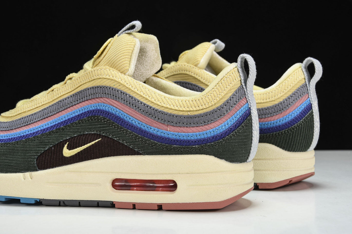 Nike Air Max 1/97 Sean Wotherspoon Multi-Color Corduroy Lifestyle Sneakers