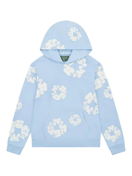 Blue hoodie