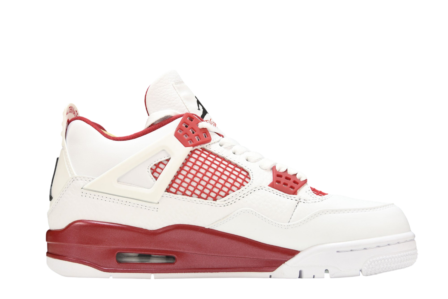 Iconic Air Jordan 4 Retro 'Alternate 89' Sneakers - Classic Red/White Style