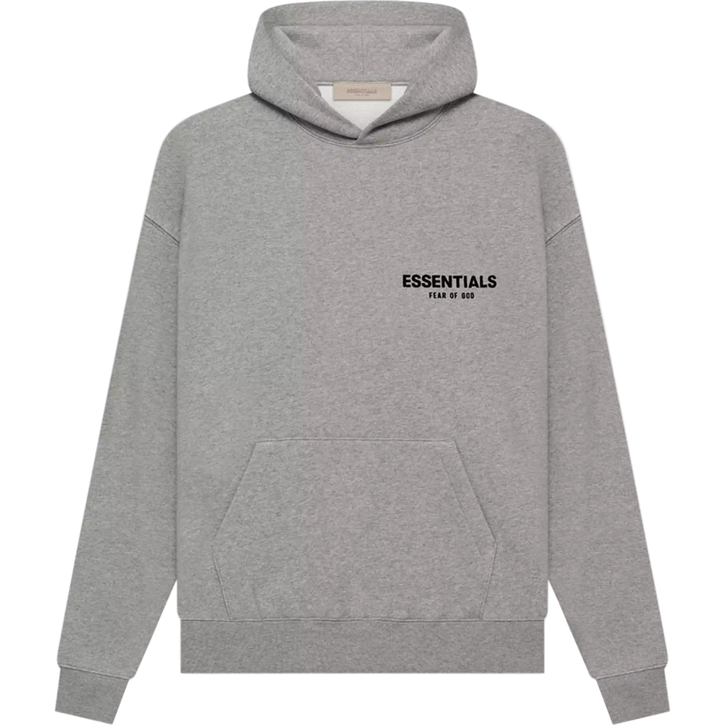 Fear of God Essentials Dark Oatmeal Hoodie SS22 – Relaxed Fit Comfort