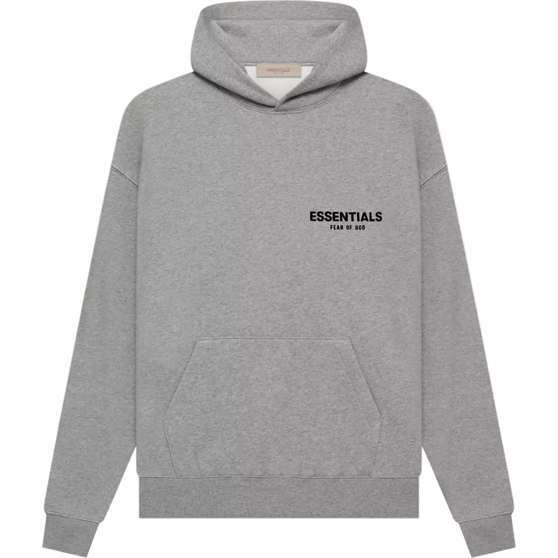 Fear of God Essentials Dark Oatmeal Hoodie SS22 – Relaxed Fit Comfort